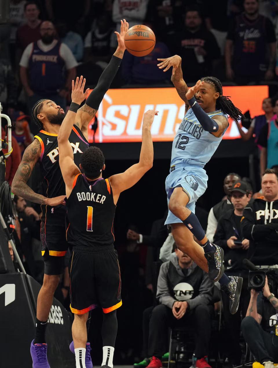 篮网碾压灰熊，莫兰特关键制胜